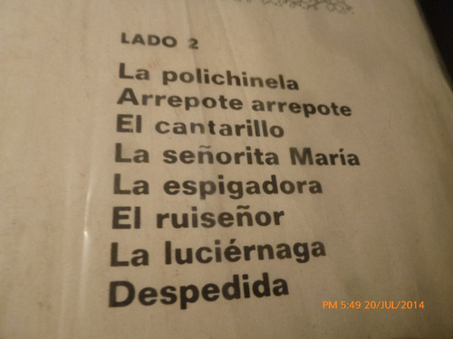 Vinilo Lp De Larry Godoy Cuando Cantan Los Niños (u126