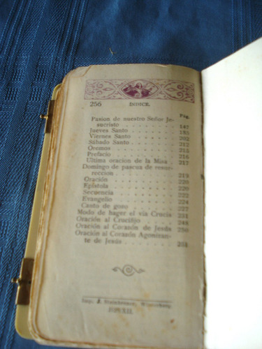 Imagen 4 de 6 de Relicario Libro Oración 1928 Bronce Nacar Baquelita Muy Bien