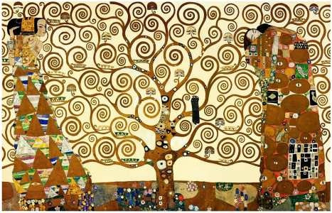 Gustav Klimt - El Árbol De La Vida - Lámina 45 X 30 Cm.