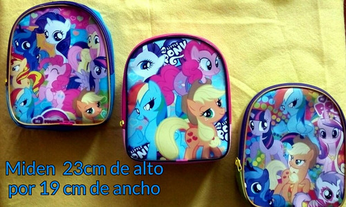 10 Mochilitas Dulcero  My Little Pony