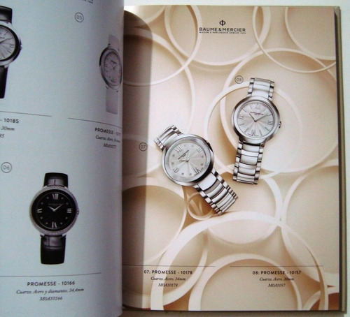 Catalogo Original Relojes Lujo 2016 Diamantes Collar Joyas