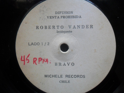 Single Promocional Roberto Vander  Tema Bravo