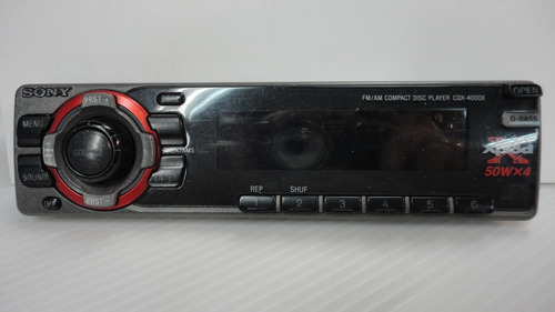 Frente Radio Coche Sony Xplod Cdx - 4000x.