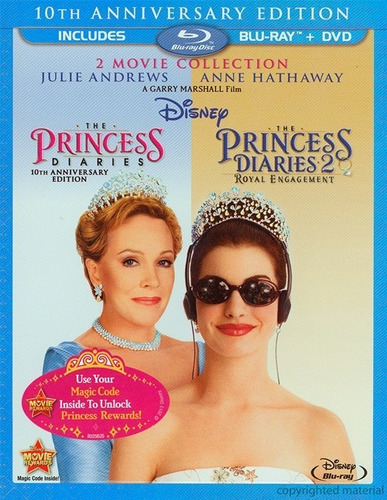 Blu-ray Princess Diaries 1 & 2 / Diario De La Princesa 1 & 2