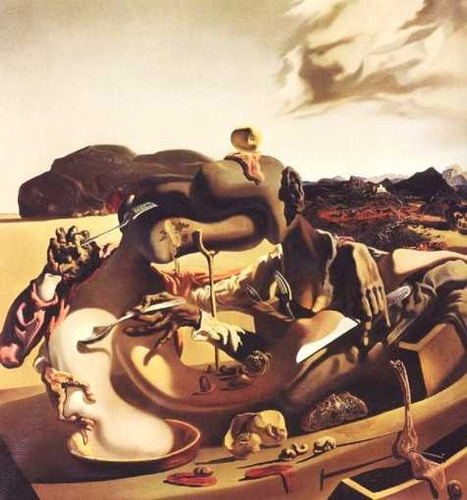 Salvador Dali - Canibalismo Otoñal 1936 - Lamina 45 X 30 Cm.