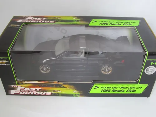 Honda Civic 95 - 1:18 Ertl Velozes E Furiosos Fast & Furious