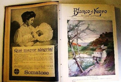 Antigua Revista Blanco Y Negro España Encuadernada Año 1913