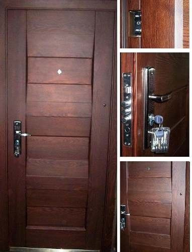 Puerta De Acero Semi Blindada Ciega Seguridad Exterior