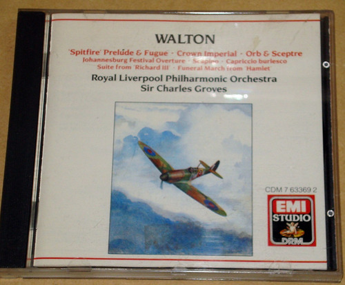 Rlpo Charles Groves Walton Spitfire Prelude Fugue Cd Aleman