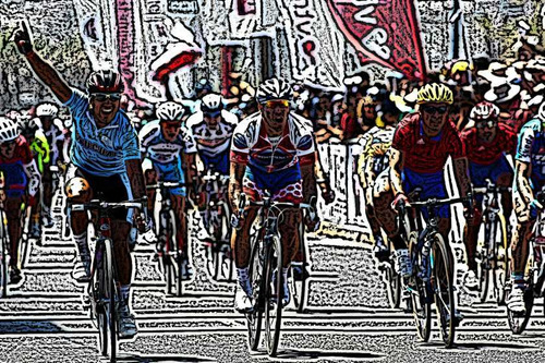 Vuelta Ciclista Del Uruguay - Lámina 45 X 30 Cm.