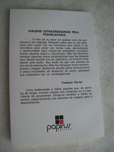 Livro: Viagens Extraordinárias Pela Translacânia - Perrier