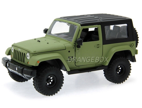 Jeep Wrangler 2007 Jada Toys 1:24 96956-verde