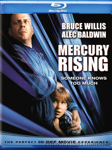 Blu-ray Mercury Rising / Alguien Sabe Demasiado
