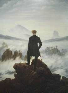 Caspar Friedrich - Caminante En Mar De Nubes Lámina 45x30 Cm