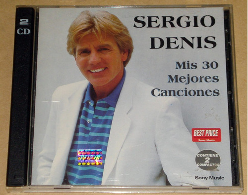 Sergio Denis Mis 30 Mejores Canciones Cd Doble Argentino