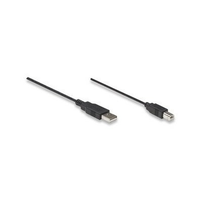 Manhattan - Cable Usb V2.0 A-b  1.8m, Negro     