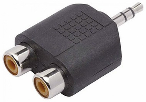 Plug Adaptador P2 Stereo X 2 Jack Rca Fêmea