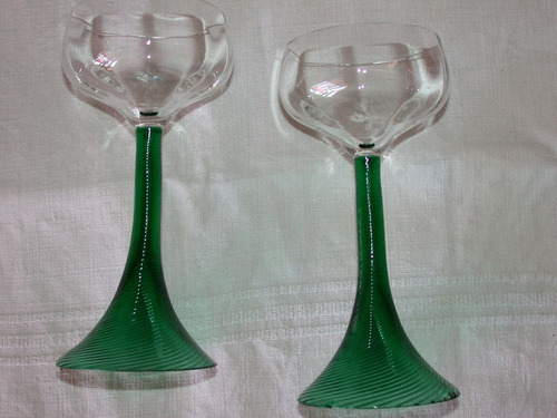 Antigua Y Rara Copa De Vino Art Nouveau