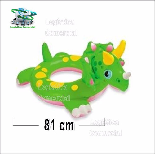 Imagen 3 de 9 de Anillo Aro Flotador Inflable Para Niños Animales 58221 Intex