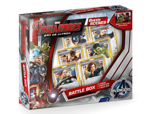 Novo Vingadores Era De Ultron Battle Scenes Card Avengers