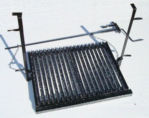 Imagen 4 de 5 de Parrilla De Amurar 95 Cm X 60 Cm Altura Reg Hierro Angulo