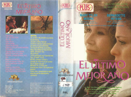 El Ultimo Mejor Año Vhs Mary Tyler Moore Bernadette Peters