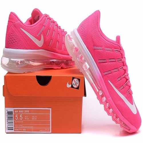 Tênis Nike Airmax Flyknit Max Feminino Rosa 2017 2016 2015