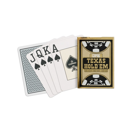 4 Baralhos Copag Texas Holdem 100% Plástico - Poker Size