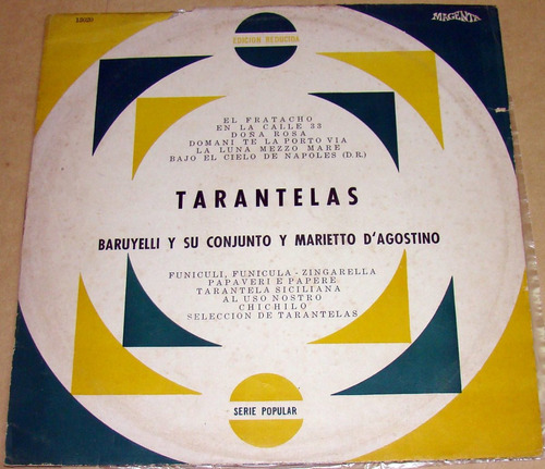 Baruyelli Marietto D'agostino Tarantelas Lp Argentino Kktus