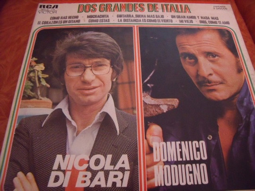 Lp Dos Grandes De Italia, Nicola Di Bari Y Domenico Modugno
