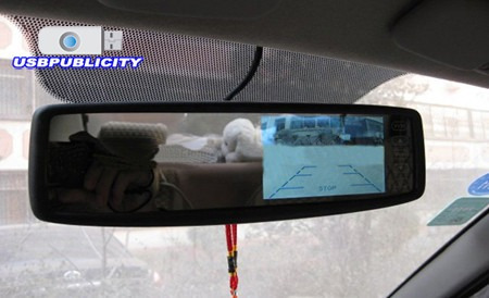 Espejo Retrovisor + Camara Reversa + Manos Libres Bluetooth