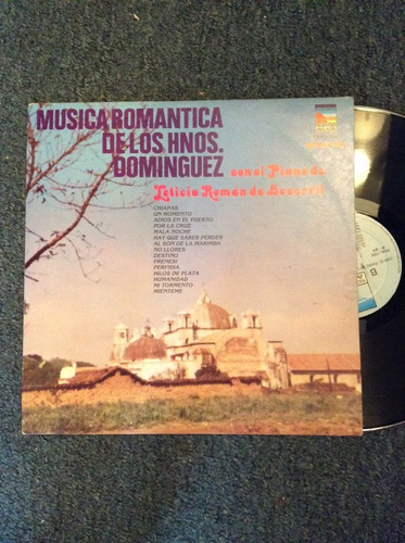 Lp Musica Romantica De Los Hnos. Dominguez