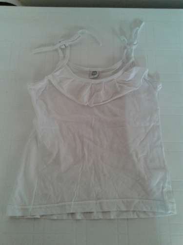 Musculosa Blanca Urb Talle 12