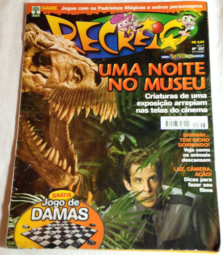 Revista Recreio Ano 7 N 357 Noite No Museu Padrinhos Mágicos