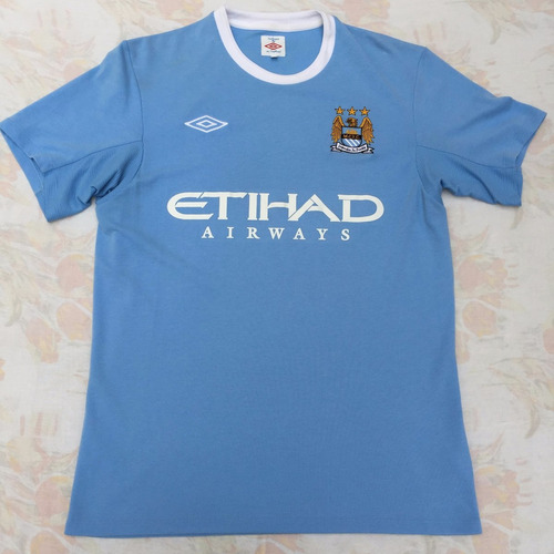 Camisa Umbro Manchester City Home 09/10 M Original Fn1608