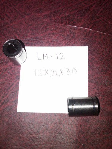 Rodamiento Lineal Lm12 Uu 12x21x30