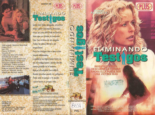 Eliminando Testigos Vhs Farrah Fawcett Criminal Behavior