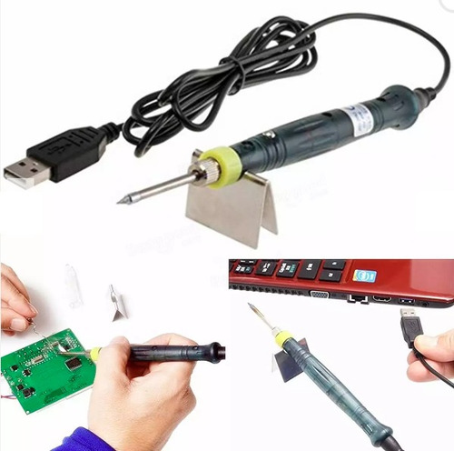 Ferro De Solda Usb Portátil (opção De Frete Gratis)