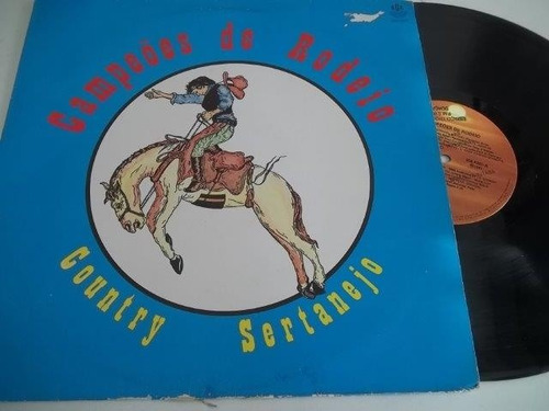 Lp Vinil - Campeões Do Rodeio - Country Sertanejo