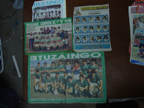 Ituzaingo  - Combo Verde  1 Poster + 2mini Poster Y Figus