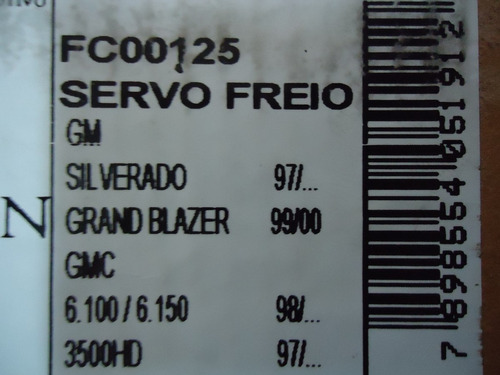 Imagem 2 de 6 de Hidrovacuo Servo Freio Chevrolet Gmc Silverado 18024593