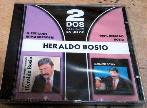 Heraldo Bosio - 2 Albumes En Uno - Cd Sellado / Kktus
