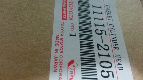 Empacadura De Camara Yaris Amianto Y Metal