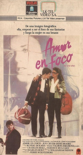 Amor En Foco Vhs Jon Cryer Demi Moore No Small Affair 1984 (Usado)