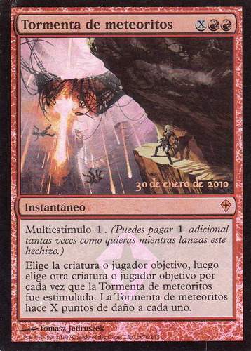 Carta Magic Tormenta De Meteoritos Foil