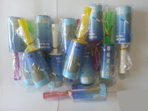 Imagem 5 de 6 de Tira Pelos De Roupas Rolo Adesivo 20 Folhas Cada Kit 2 Peças