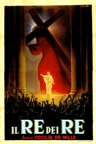 O Rei Dos Reis Jesus Cristo 1950 Itália Filme Poster Repro