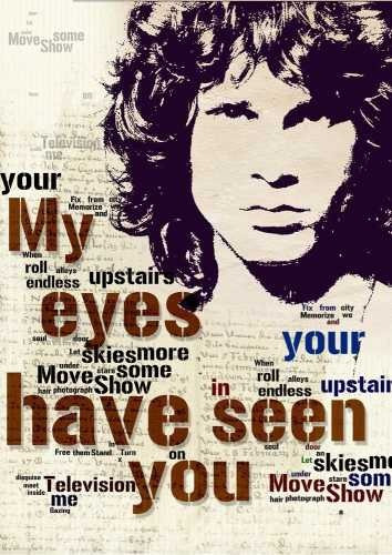 Musica Rock - The Doors - Jim Morrison - Lamina 45 X 30 Cm.