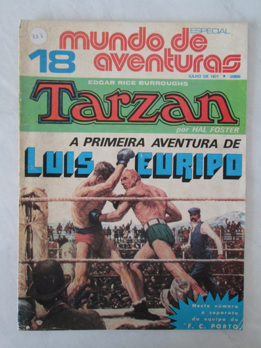 Mundo Aventuras Especial Nº 18 - Tarzan - Raro - 1977