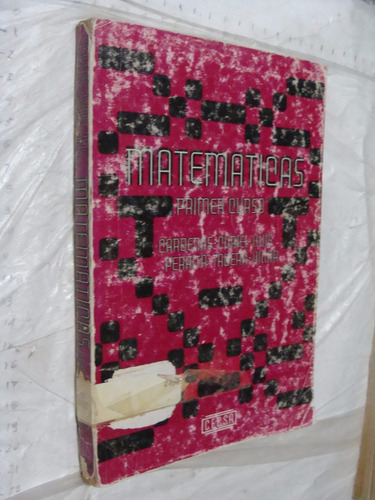 Libro Matematicas Primer  , Cardenas , Cecsa , Año 1983 , 30